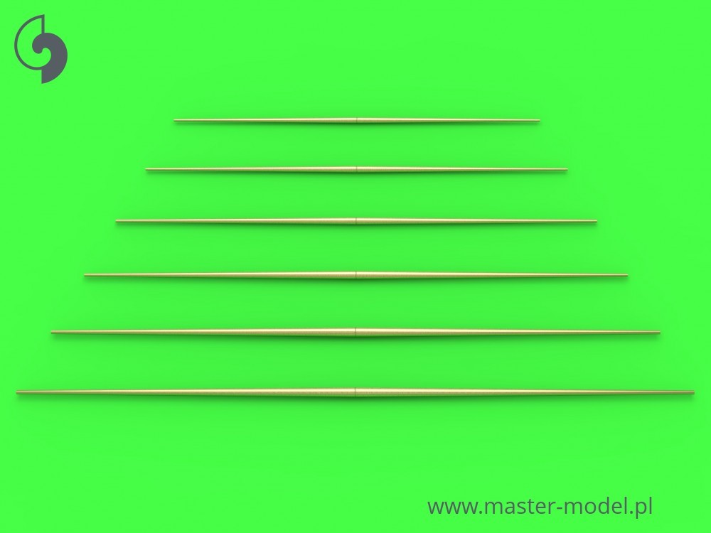 Set of universal yardarms No2, 40,45, 50, 55, 60, 65mm lengths