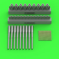 USS Alaska/Guam armament - 12in (9pcs), 5in (12pcs) barrels with resin mounts