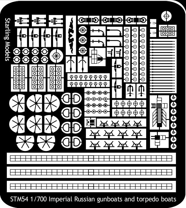 Imperial Russian gunboat details