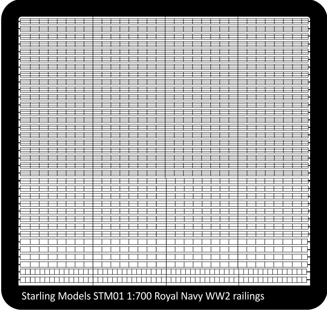 Royal Navy WW2 railings
