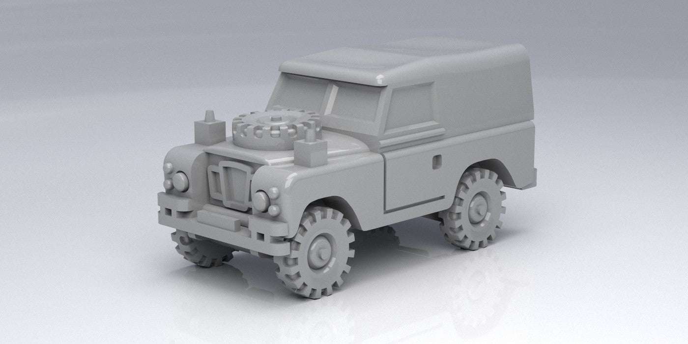 British Army landrover set 1/350