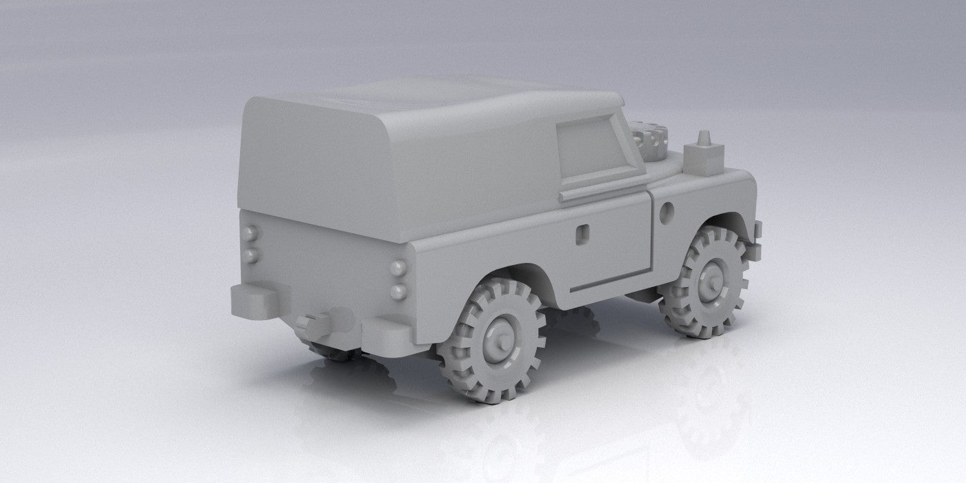 British Army landrover set 1/350