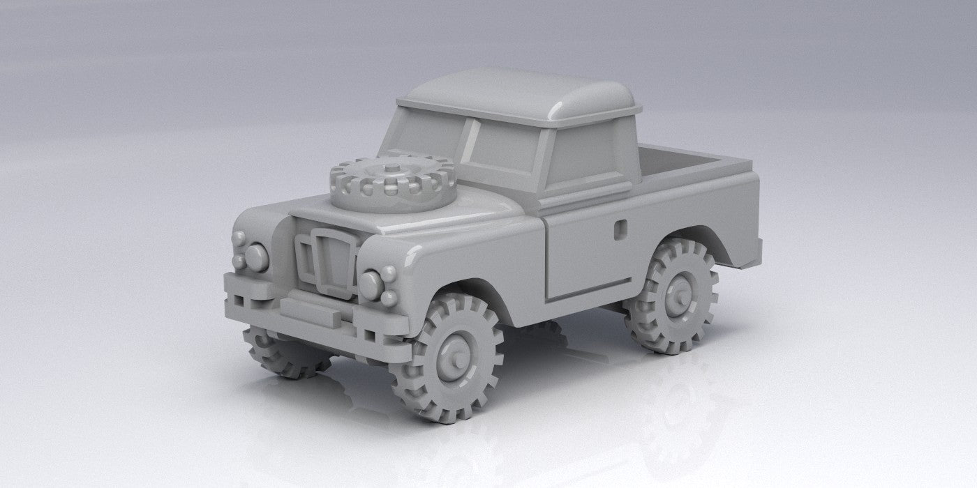 British Army landrover set 1/350