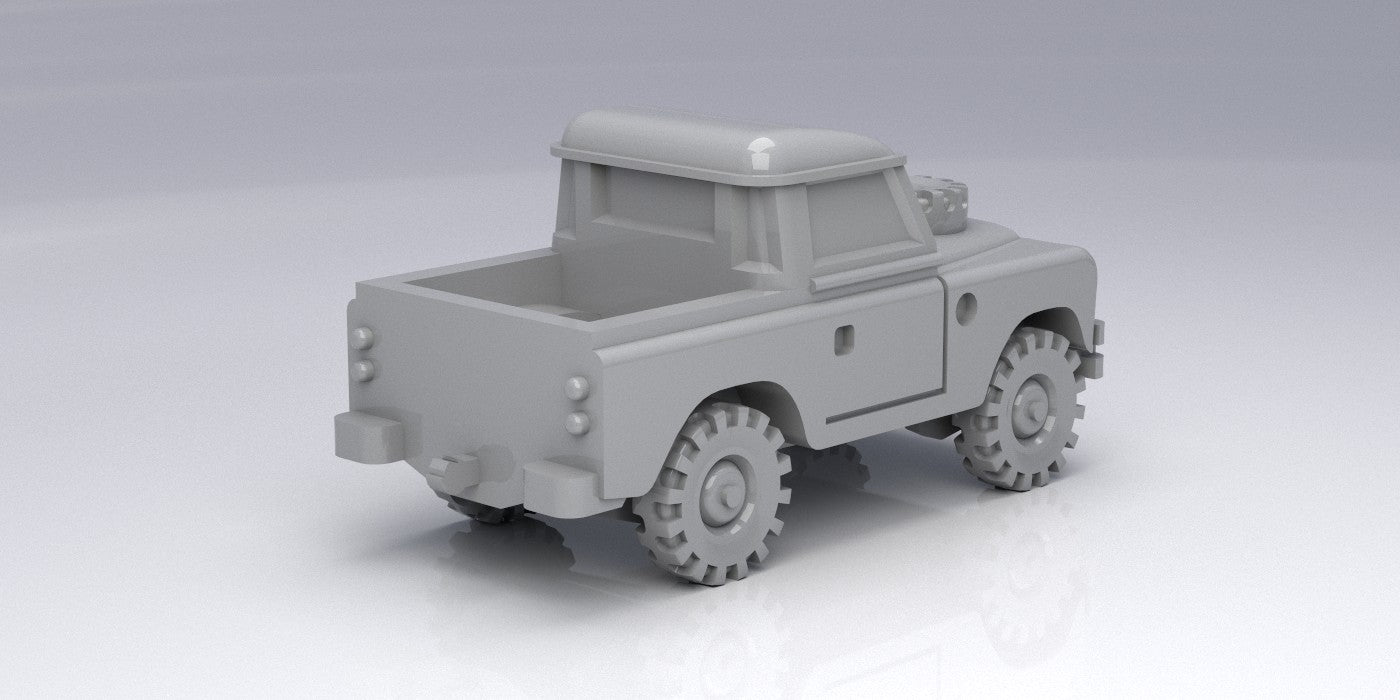 British Army landrover set 1/350