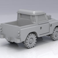 British Army landrover set 1/350