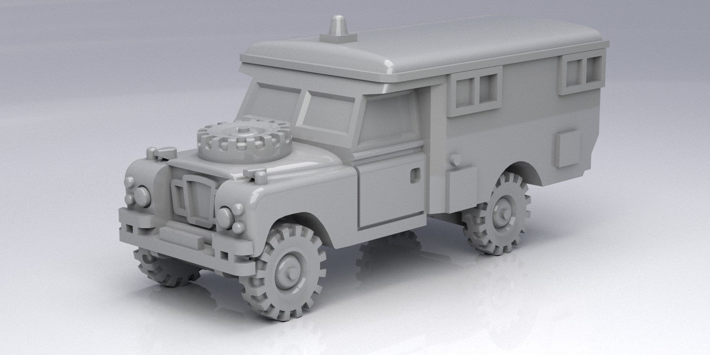 British Army landrover set 1/350