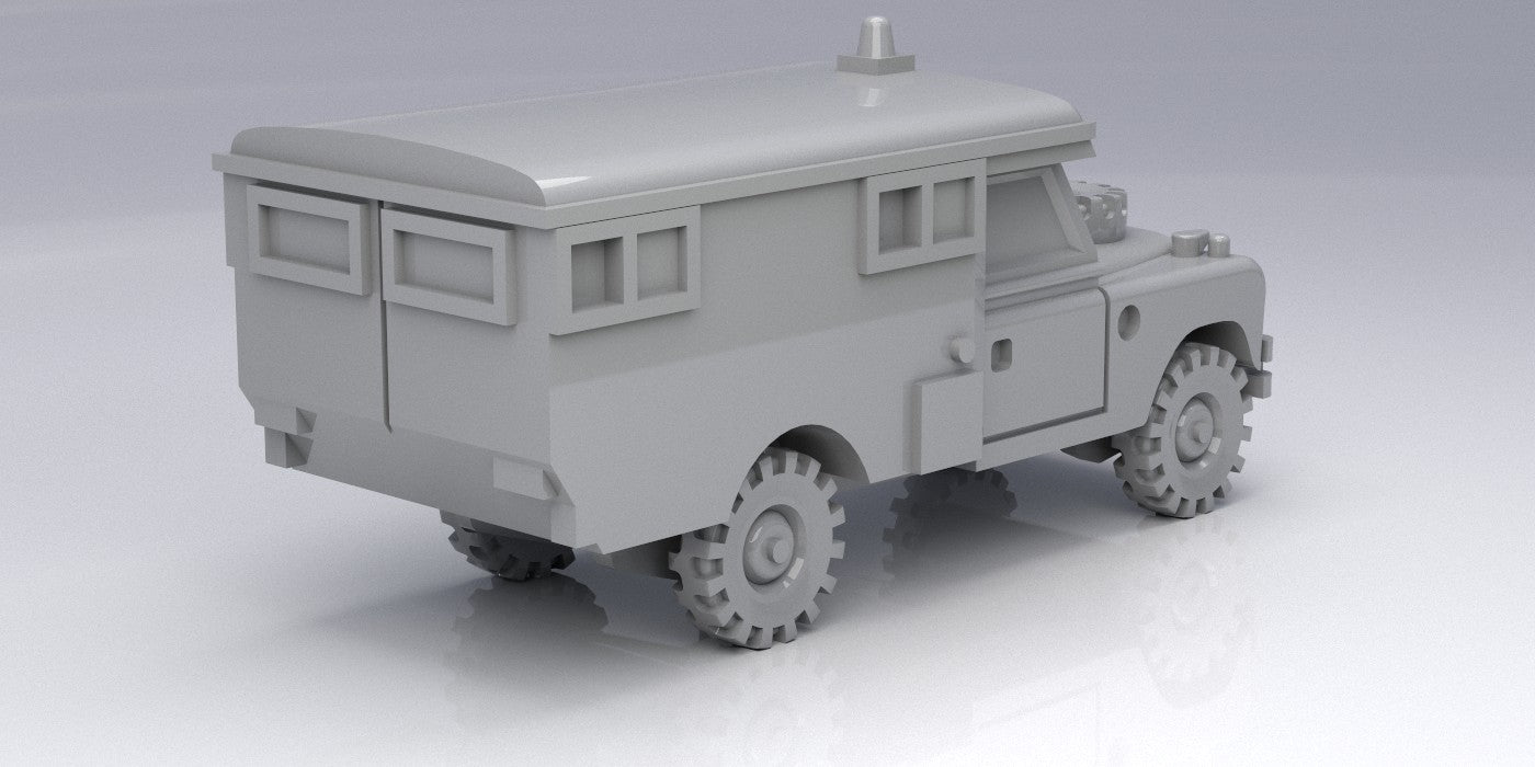 British Army landrover set 1/350