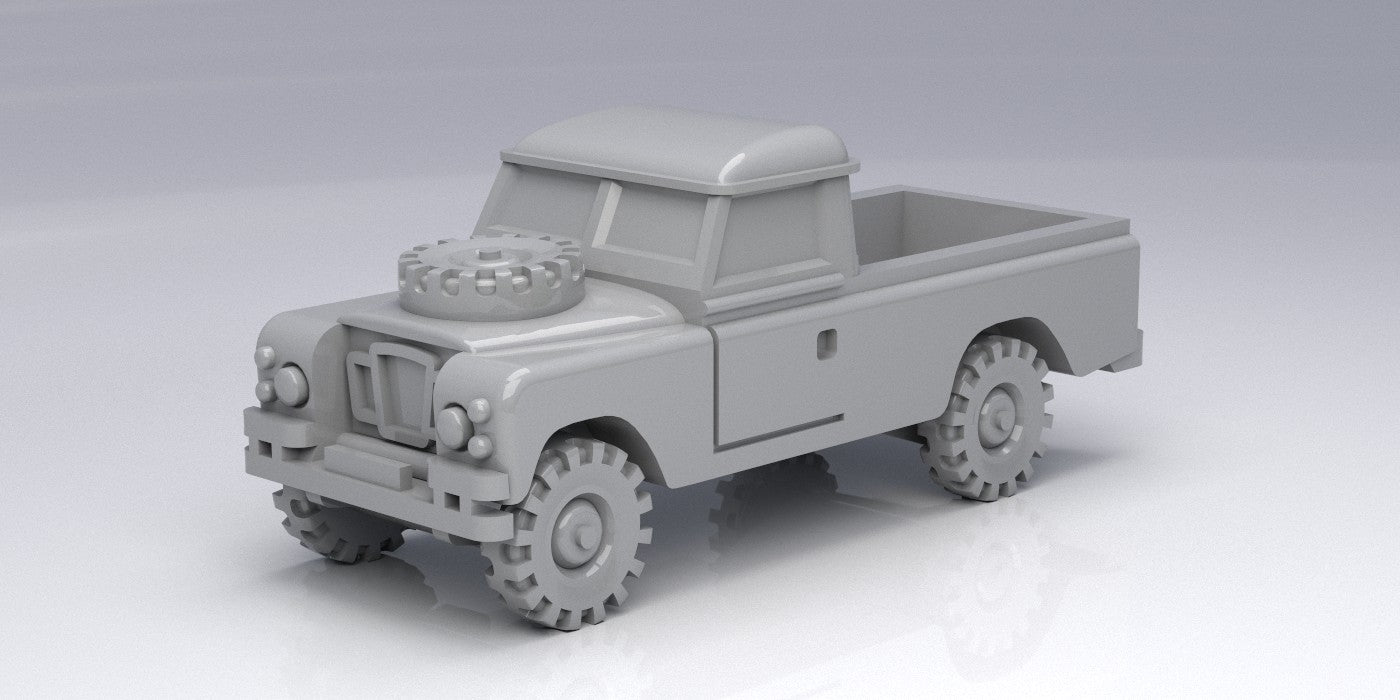 British Army landrover set 1/350