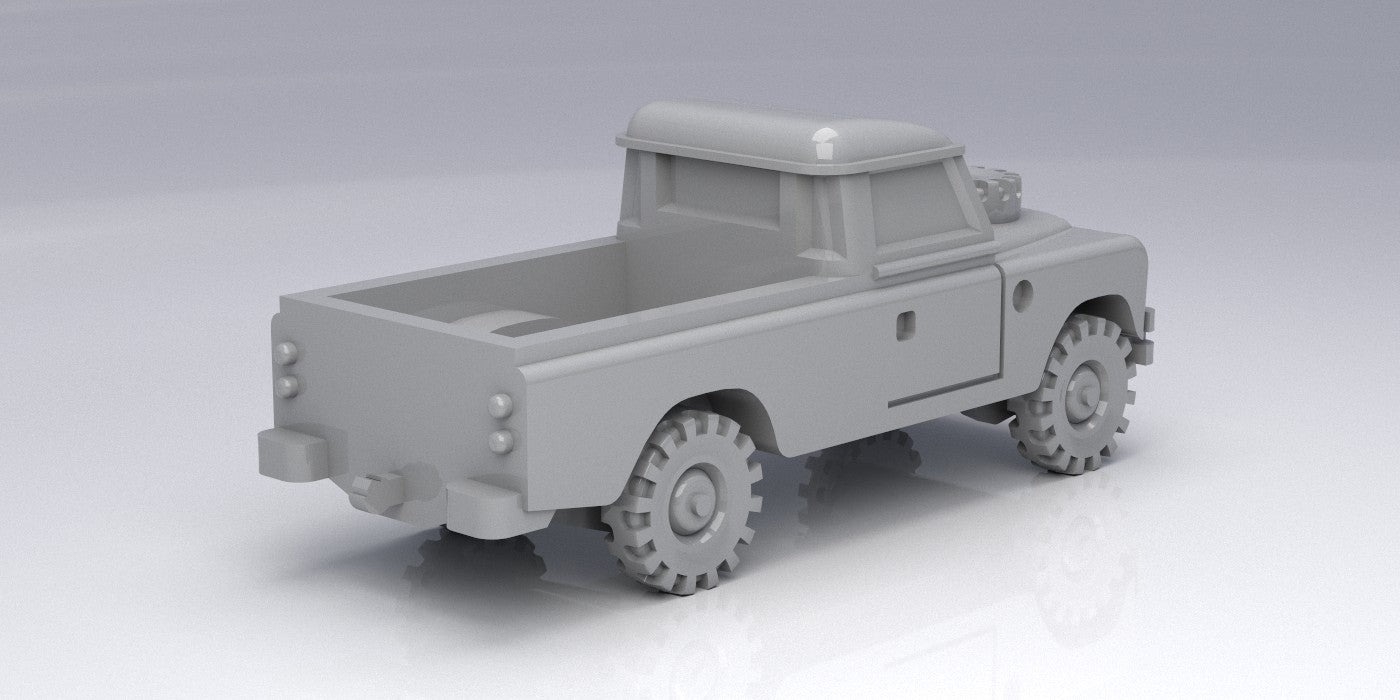 British Army landrover set 1/350