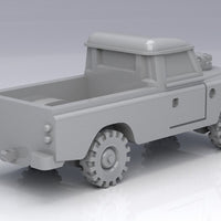 British Army landrover set 1/350