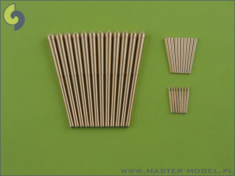 USS Arizona brass barrels set 1/350