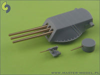 USS Arizona brass barrels set 1/350

