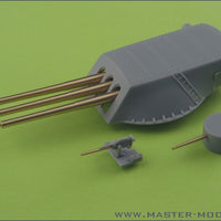 USS Arizona brass barrels set 1/350