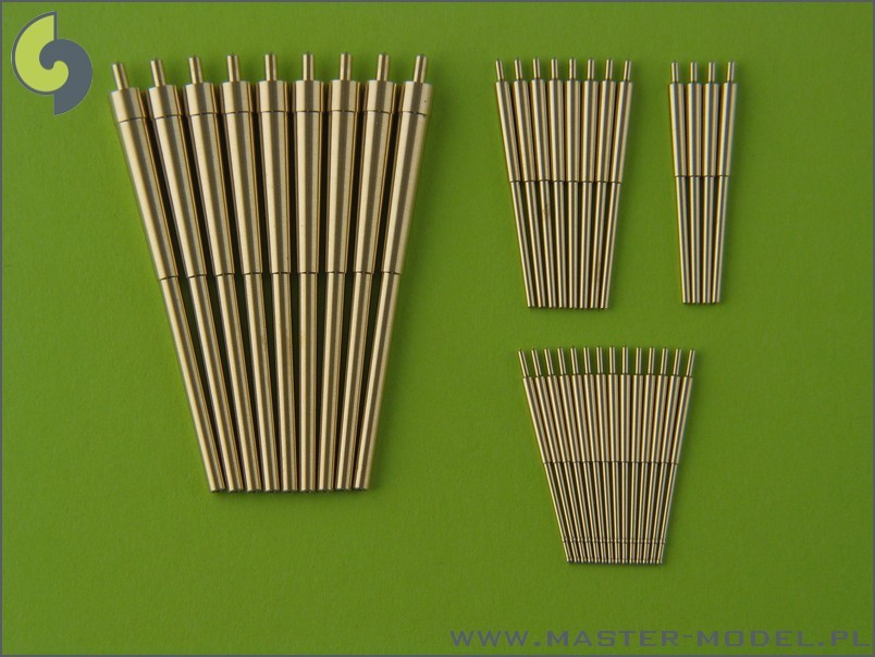 Scharnhorst 1/350 brass barrels set without blastbags