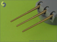 Scharnhorst 1/350 brass barrels set without blastbags
