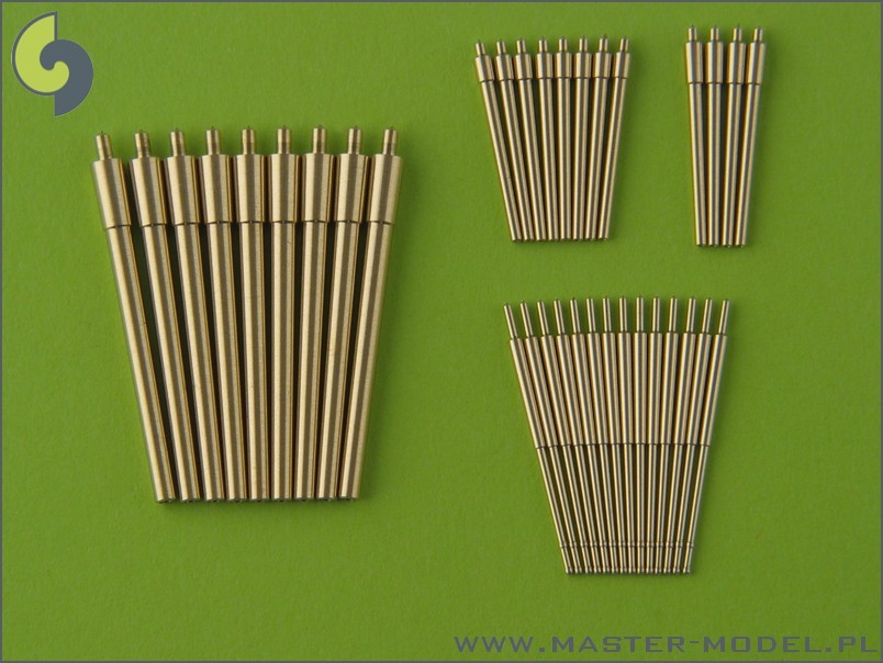 Scharnhorst 1/350 brass barrels set with blastbags
