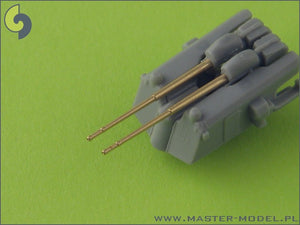 Scharnhorst 1/350 brass barrels set with blastbags