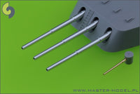 Russian battleship Sevastopol 1/350 barrels set
