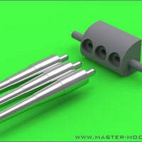 USS Indianapolis 1/350 barrels set (for Trumpeter)