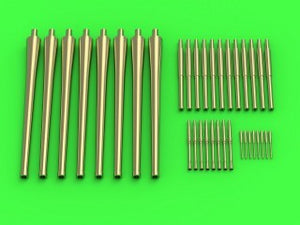 Italian cruiser Zara 1/350 brass barrels set