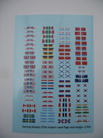 Modern naval flags and ensigns 1/350
