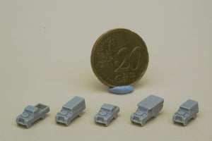 British Army landrover set 1/350