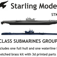 Royal Navy T class submarines Group III 1/700