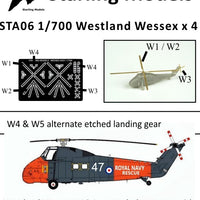 Westland Wessex HAS 1 helicopter x 4