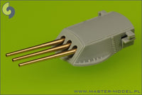USN 14in/45 (35,6 cm) (12 pcs) - New York (B-34), Nevada (B-36) and Pennsylvania (B-38) classes - fits to USS Arizona model
