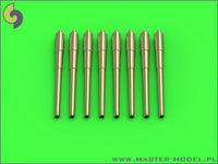 USN 16in/45 (40,6 cm) Mark 1 barrels - for turrets without blastbags (8pcs) - USS Colorado, USS Maryland, USS West Virginia
