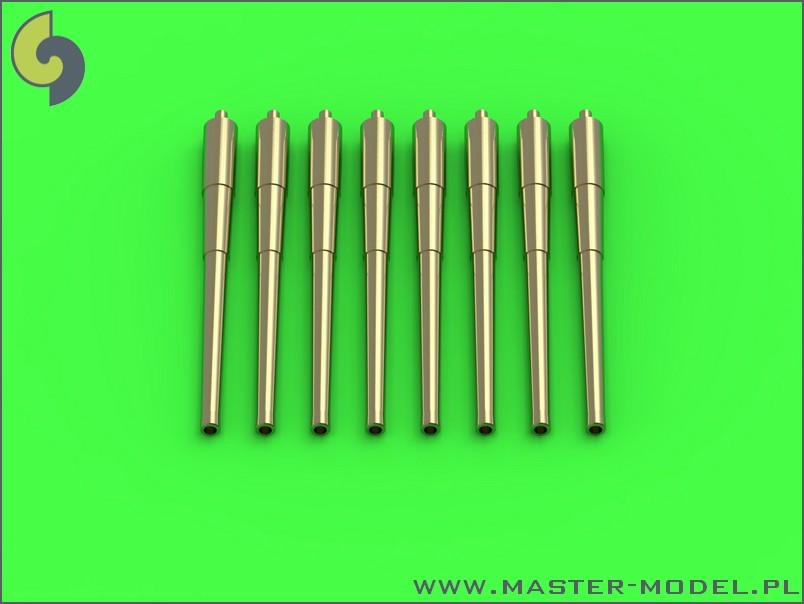 USN 16in/45 (40,6 cm) Mark 1 barrels - for turrets without blastbags (8pcs) - USS Colorado, USS Maryland, USS West Virginia