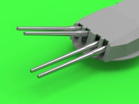 Dunkerque/Strasbourg armament - 330mm(8pcs), 130mm(16pcs) barrels with resin mounts (for Hobby Boss kit)
