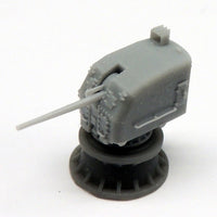 USN 5in./38 Mk.30 gun enclosed turret double knuckle (x2)