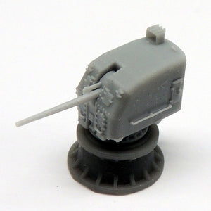 USN 5in./38 Mk.30 gun enclosed turret double knuckle (x2)