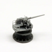 USN 5in./38 Mk.30 gun on open platform (x4)
