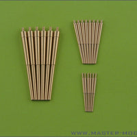Admiral Graf Spee armament - 280mm (6pcs), 150mm (8pcs), 105mm (6pcs) barrels