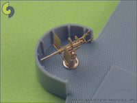 Oerlikon 20mm USN type - complete three dimensional gun, turned and etched elements (20pcs)
