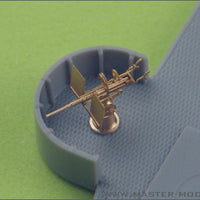 Oerlikon 20mm USN type - complete three dimensional gun, turned and etched elements (20pcs)
