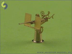 Oerlikon 20mm USN type - complete three dimensional gun, turned and etched elements (20pcs)