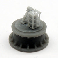 Mk.IV depth charge thrower and depth charges stowage racks (x4)