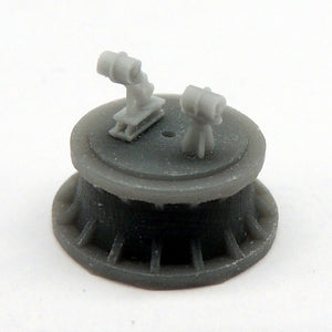 Mk.II depth charge thrower and depth charges (x4)