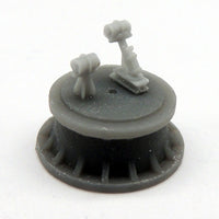 Mk.II depth charge thrower and depth charges (x4)
