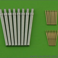 HMS Warspite armament - 15in (8pcs), 6in (8pcs), 4in (8pcs) barrels