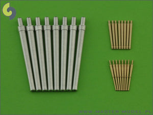 HMS Warspite armament - 15in (8pcs), 6in (8pcs), 4in (8pcs) barrels