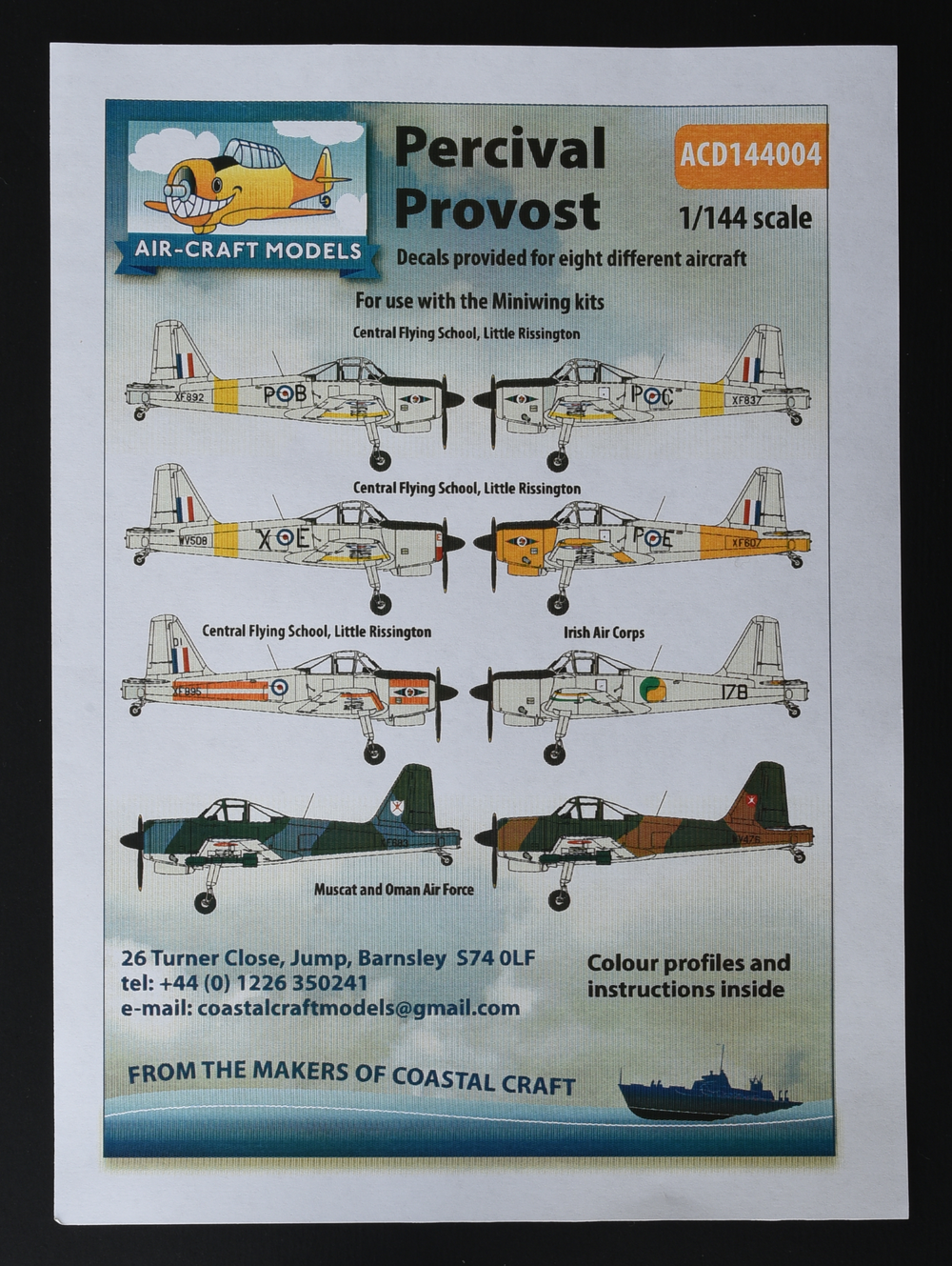 Percival Provost decals