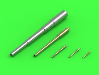 Russian battleship Tsesarevich (1904) armament - 305mm (4pcs), 152mm (12pcs), 75mm (18pcs), 45mm (14pcs), 37mm (10pcs) barrels