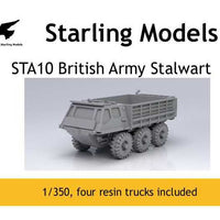 British Army Stalwart trucks 1/350