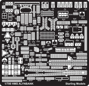 Detail set for 1/700 HMS Alynbank
