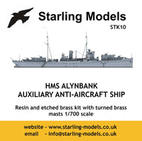 HMS Alynbank, auxiliary anti-aircraft ship 1940
