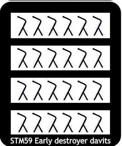 Early style davits